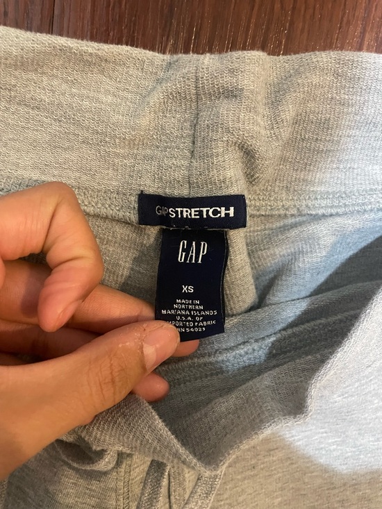 GAP Light Gray Drawstring Flare Sweatpants - Picture 2 of 3